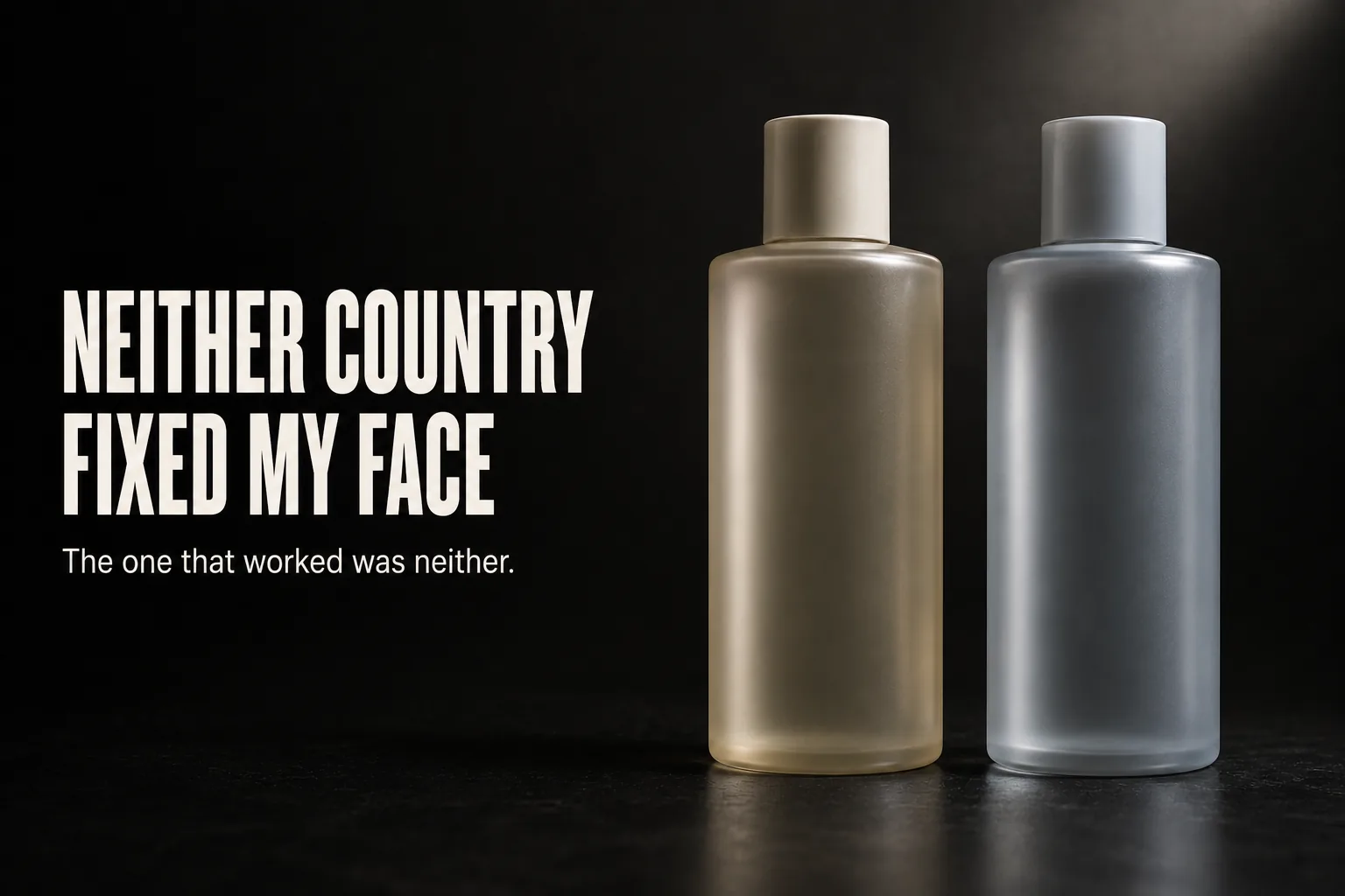 Neither Country Fixed My Face